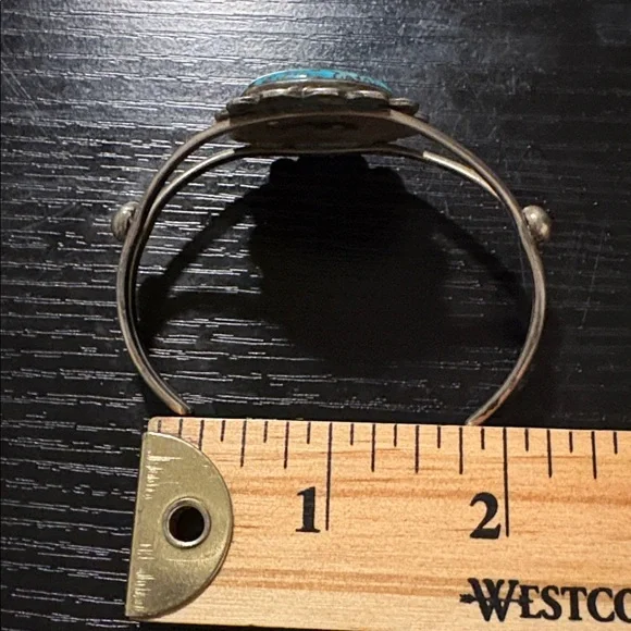 Sterling silver turquoise bracelet